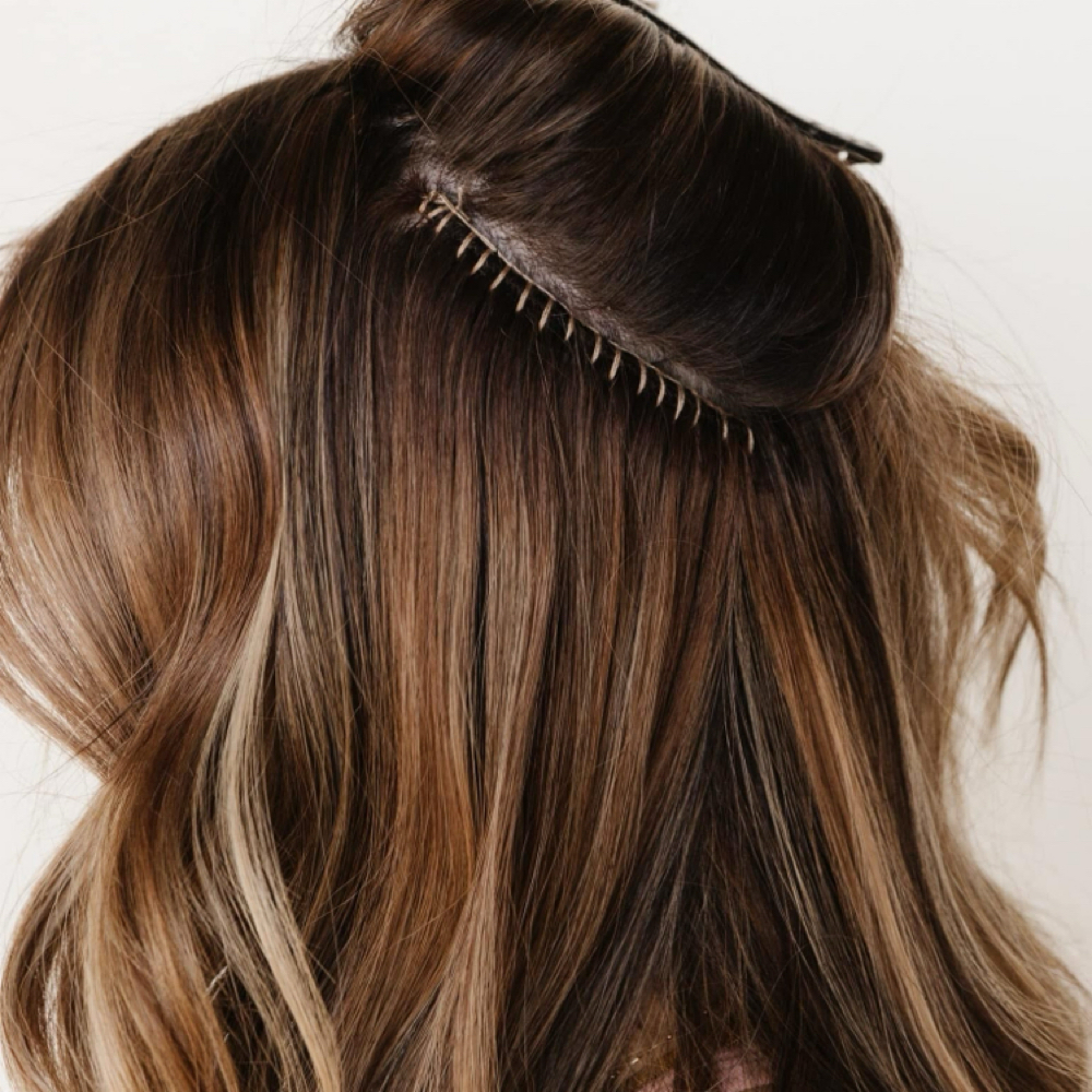 Hair Extensions - Beaded Weft at Hair by Megan Schmidt in Jerseyville, IL
