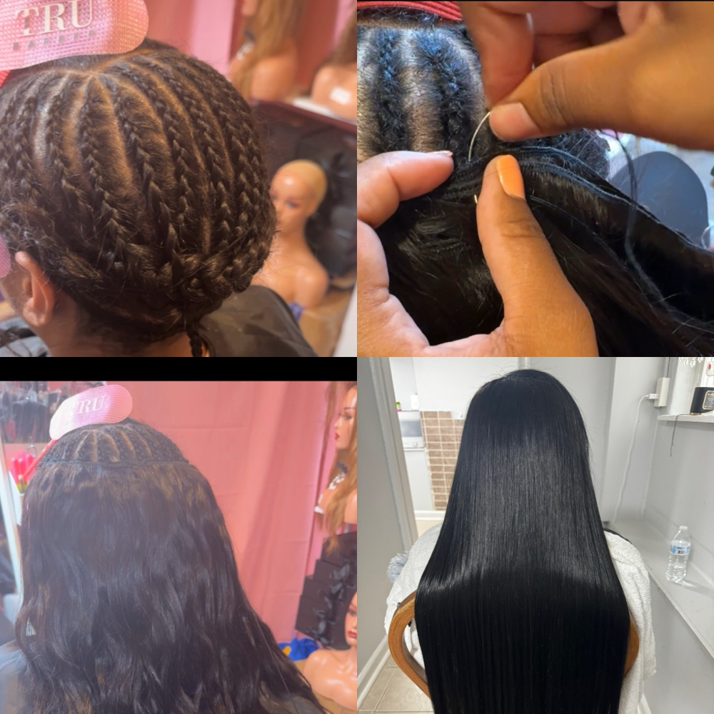 Traditional Sew-ing at Q S Hair Extensions in Union City, NJ