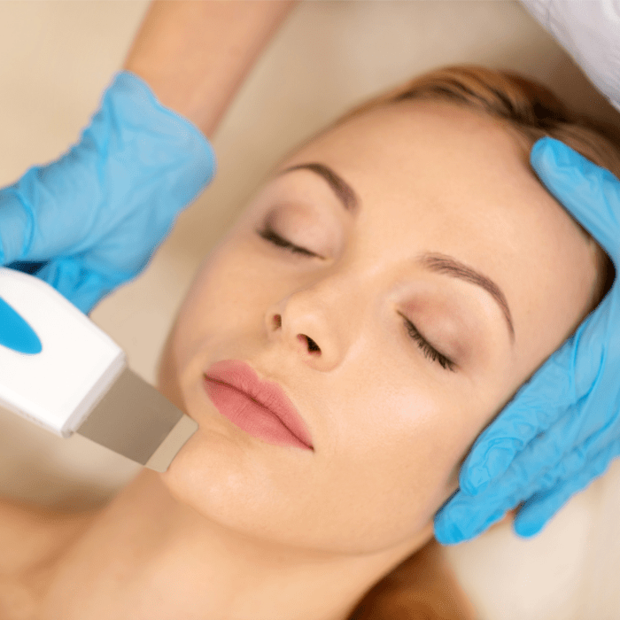 Deep cleaning at Bliss Beauty Bar in Houston, TX