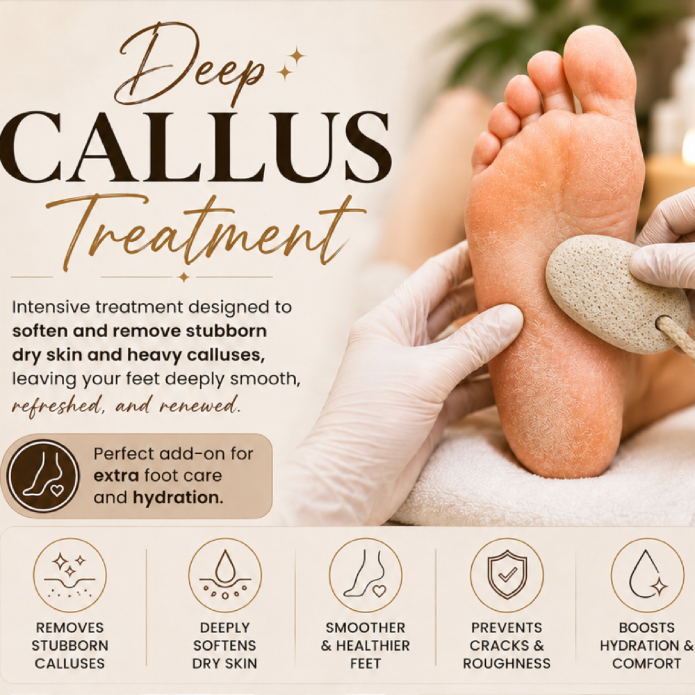 Deep Callus Treatment at Ambertipz in Raleigh, NC