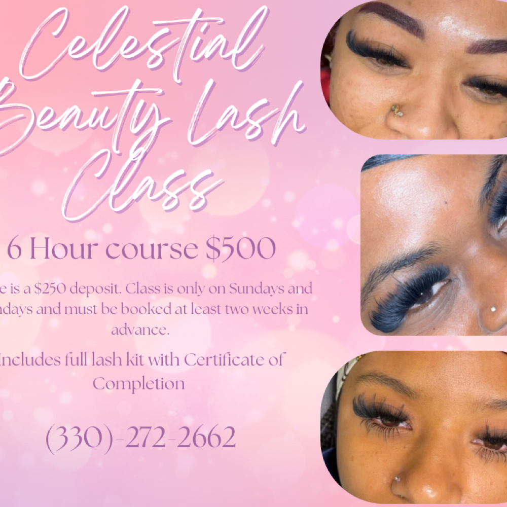 One On One Lash Class Refresher at Celestial Beauty in Boardman, OH