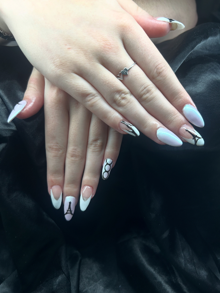 Complicated Design at Allie Rhi Nails in Terre Haute, IN