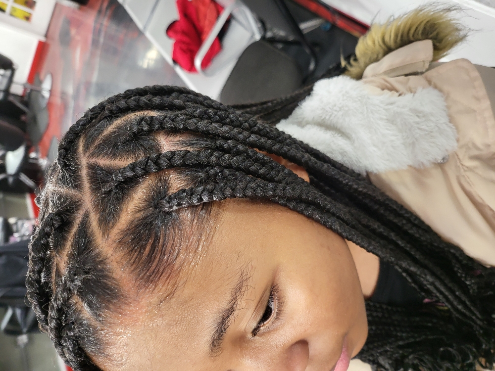 Diamond  Parts Knotless Braids