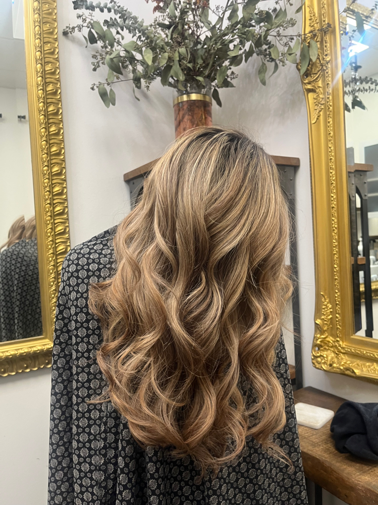 Soft Balayage Hair Coloring