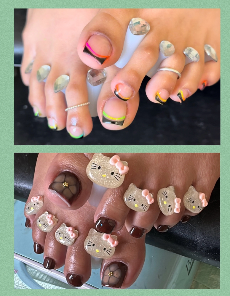Polygel Toes