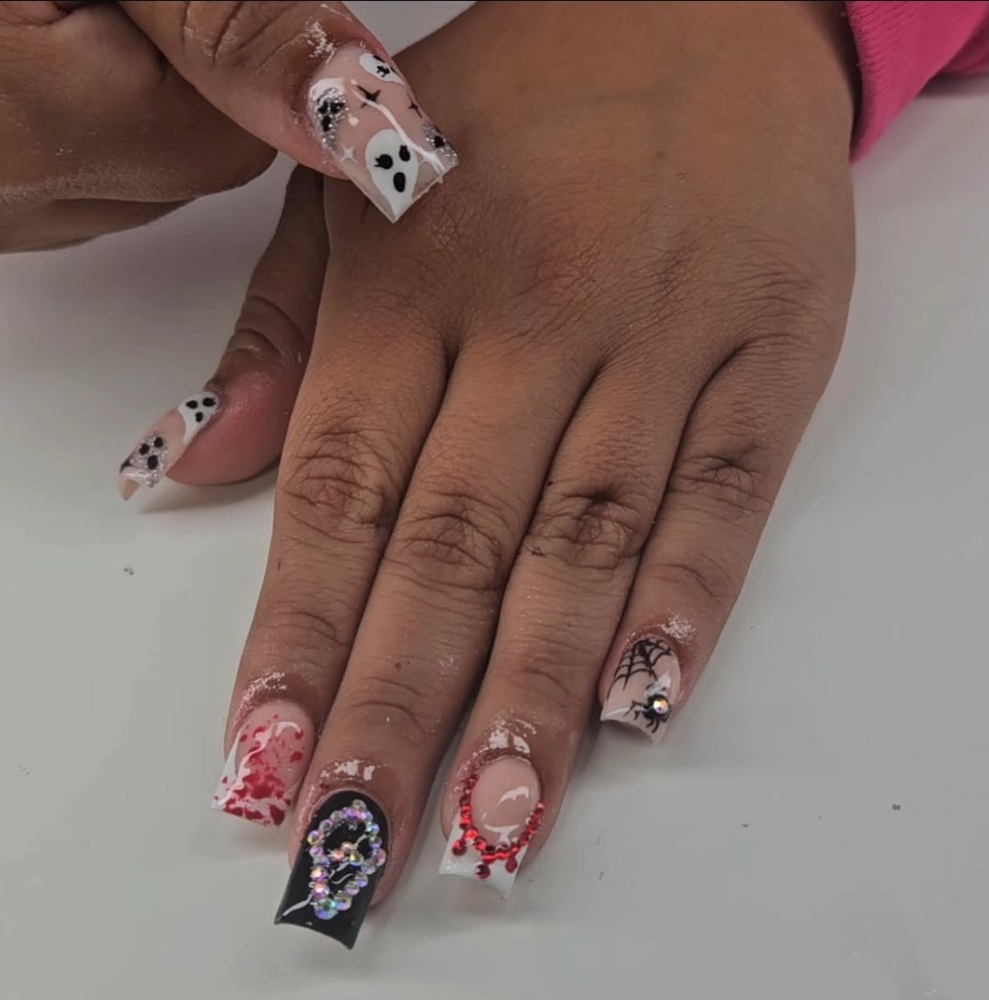 Medium Long Acrylic Full Set at Noemi Pavon in Dunlap, TN