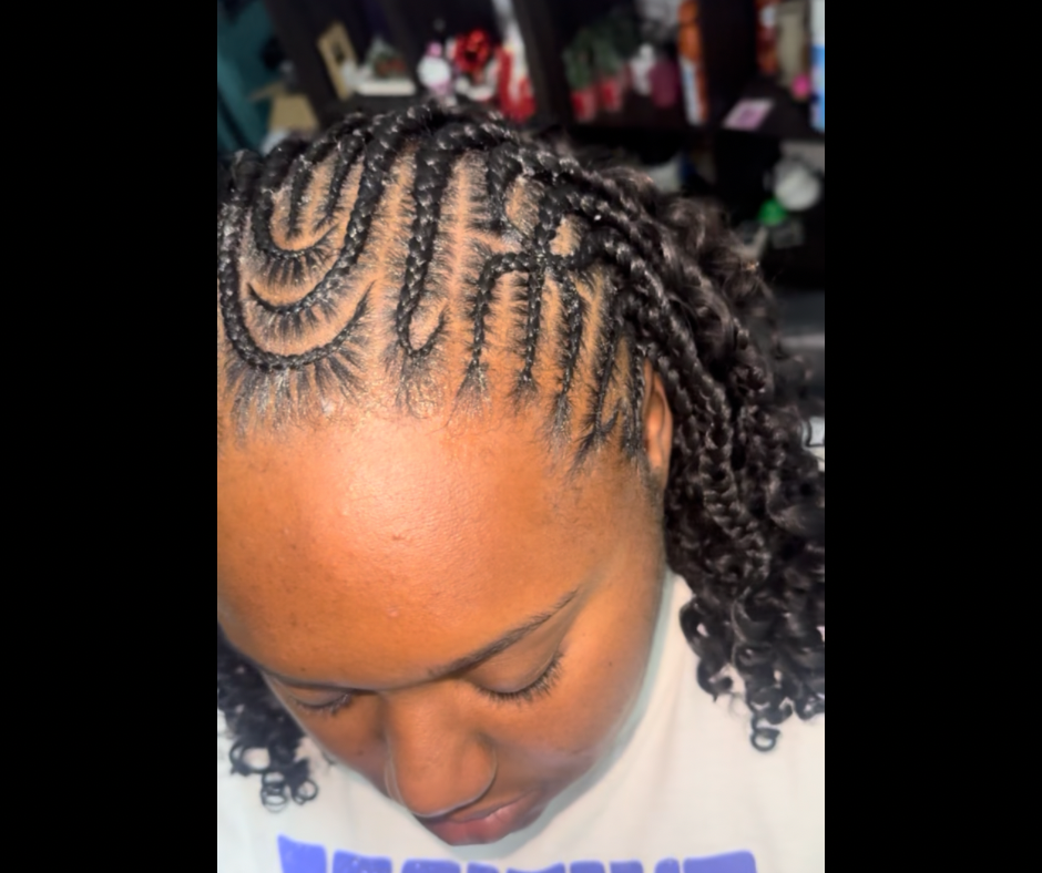 Fulani Braids at Lucky Creations & Styles in Middlesex, NC