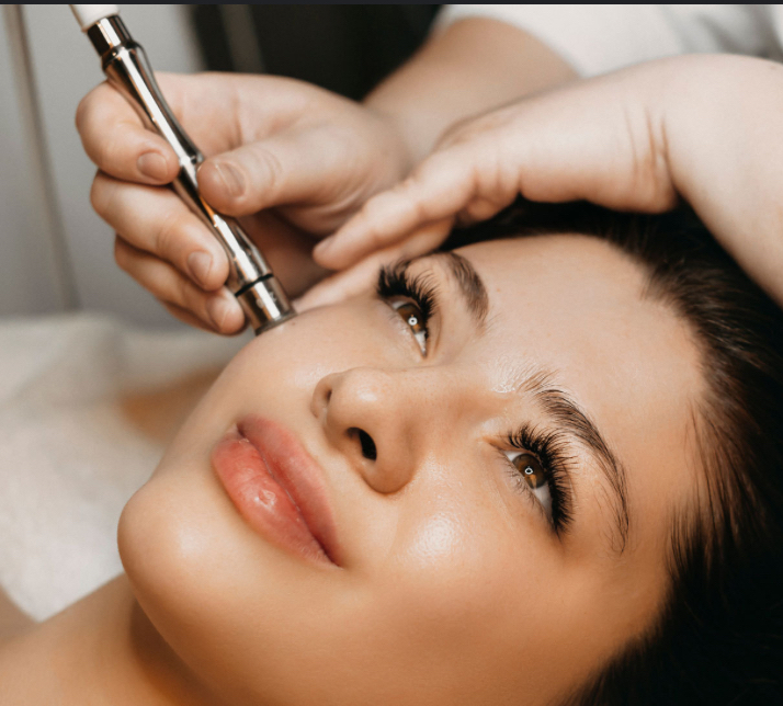 Medium microdermabrasion area