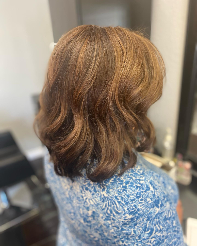 Wash And Dry Shoulder/medium Length