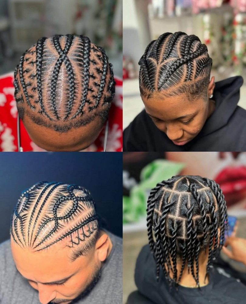 Men Cornrows