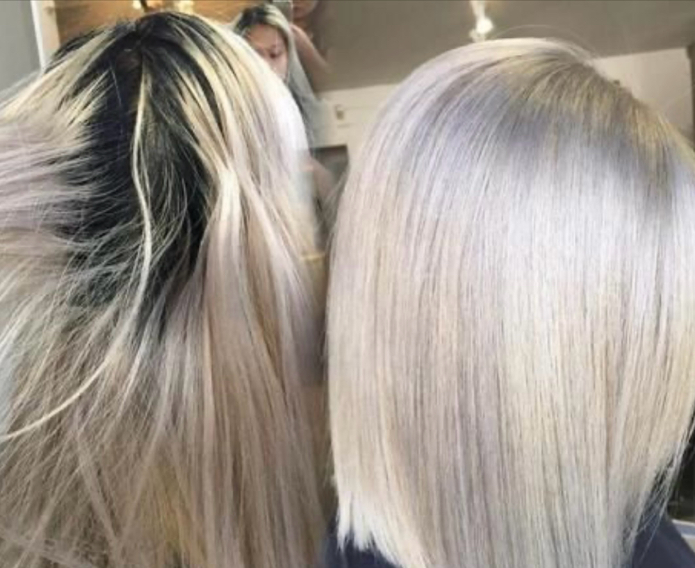 Platinum Root Retouch (Not Foils)