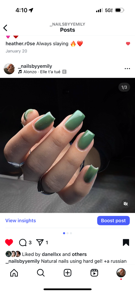 Hard gel/ with forms
