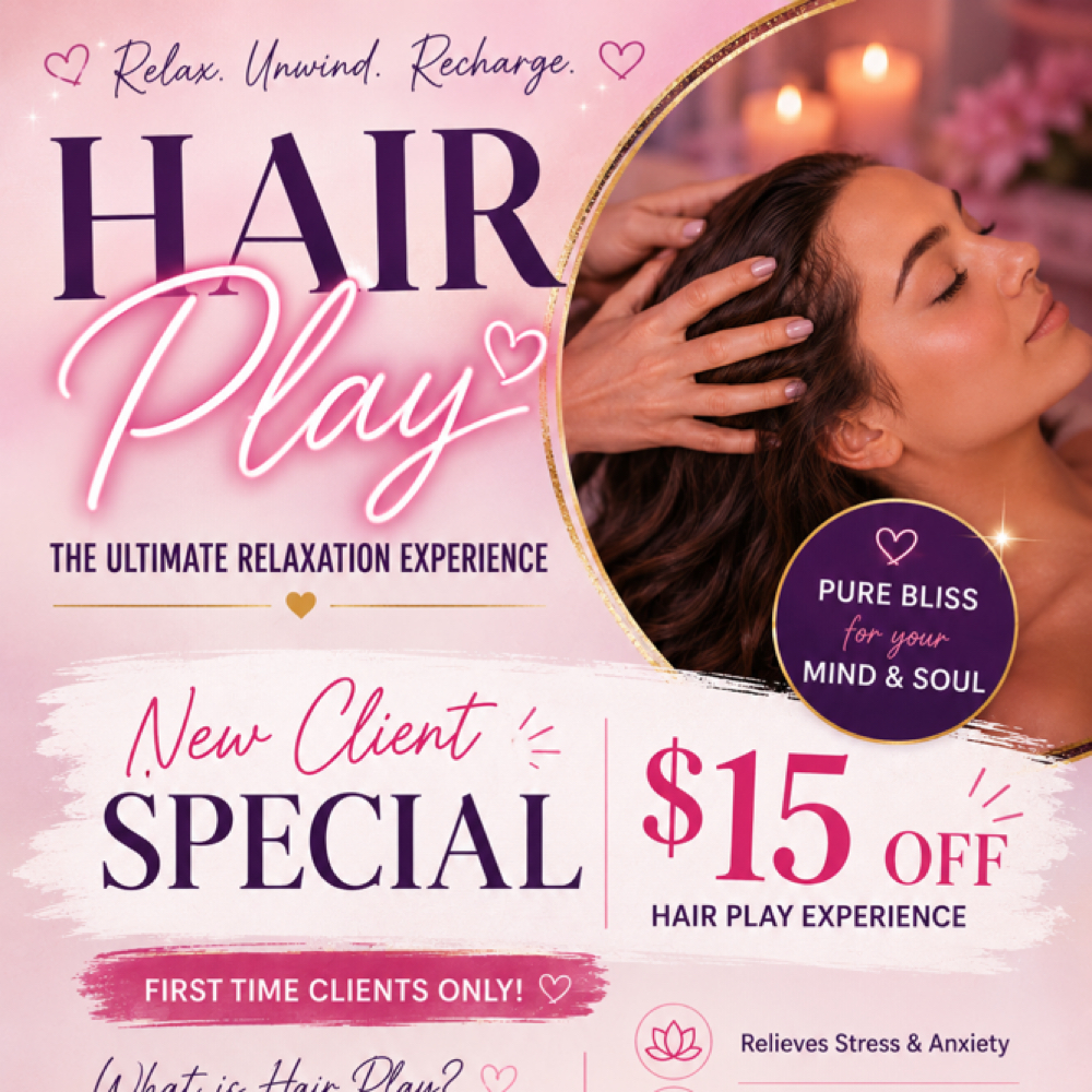 ASMR Hair Play Special at Glam Gardens in Lubbock, TX