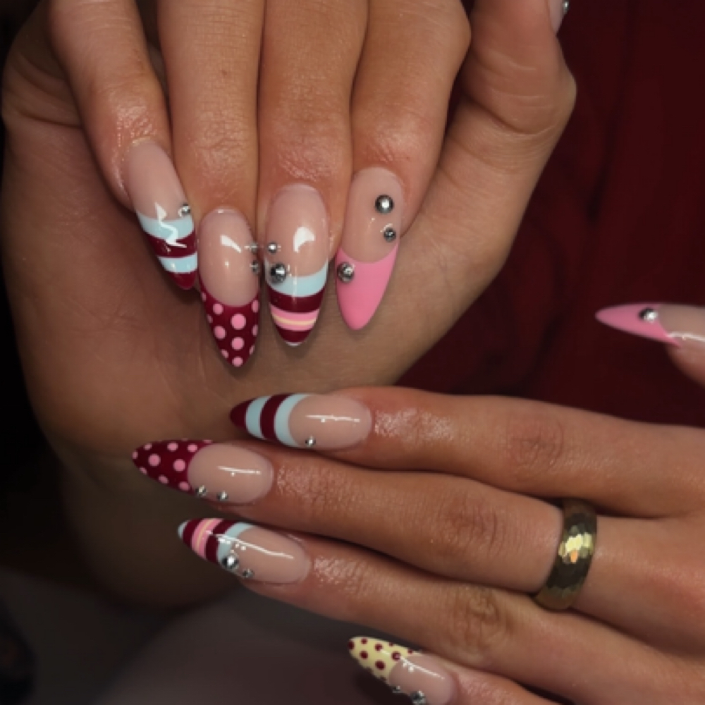 Acrylic Full Set at Mini Salon Co. in Bay city, MI