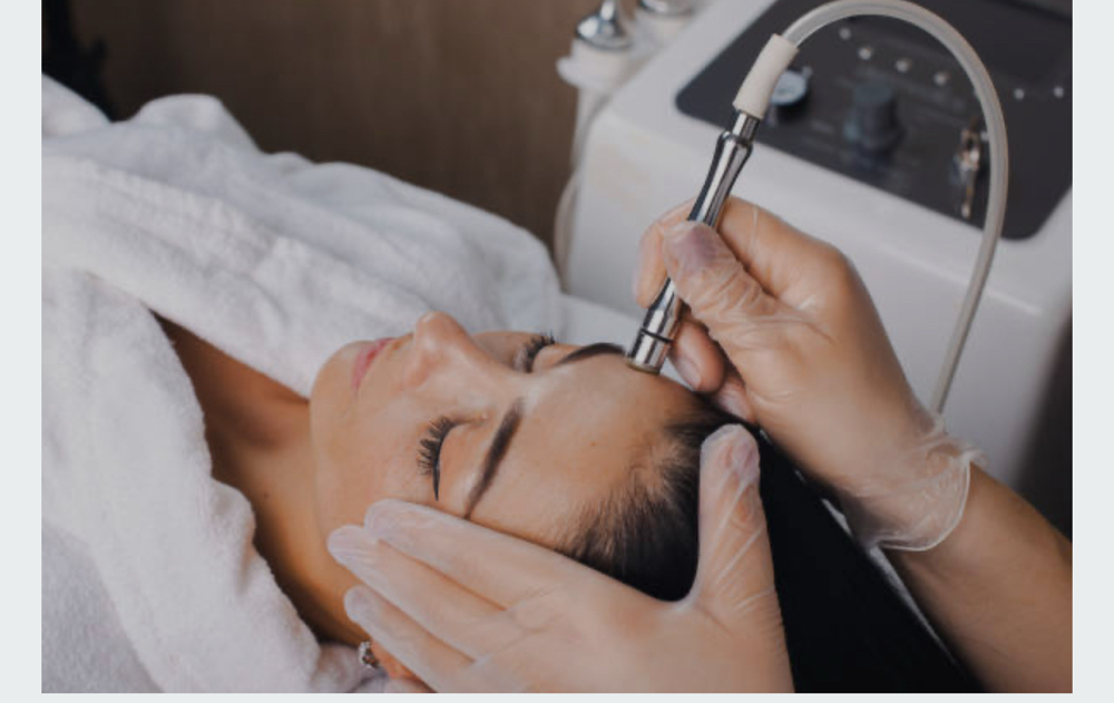 Microdermabrasion facial