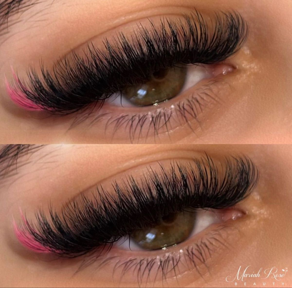 Colored Lashes, Decals, Or Glitter