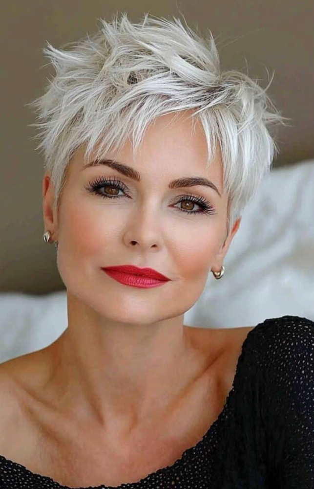 Womens Pixie Haircut at J & C Legacy Salon in Dawsonville, GA