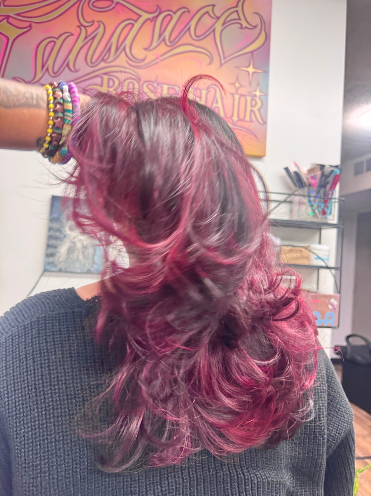 Haircut, Wash, Blowout