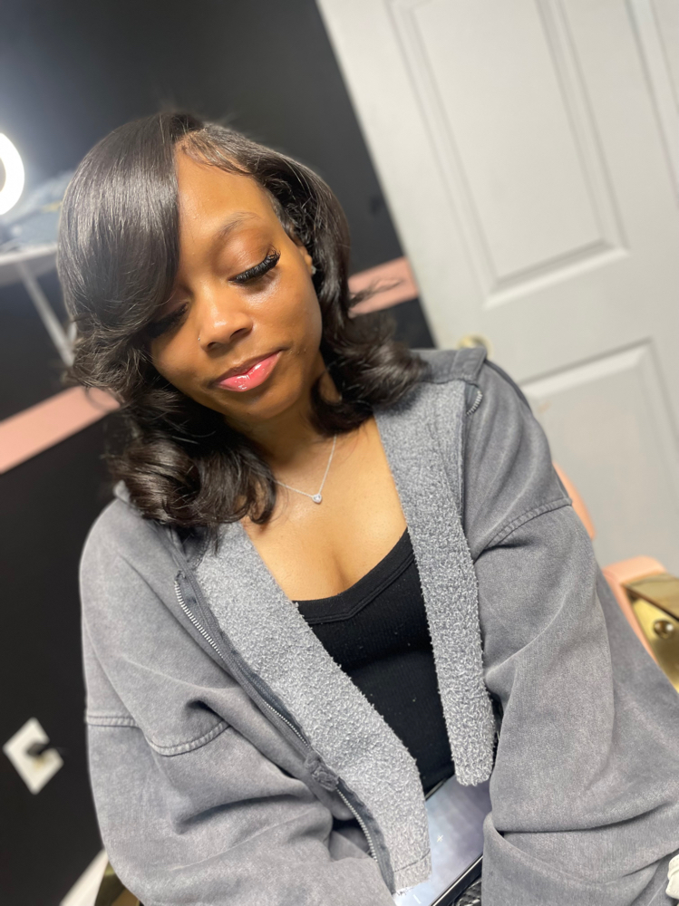 Basic blowout at Shanell Lux in Cincinnati, OH