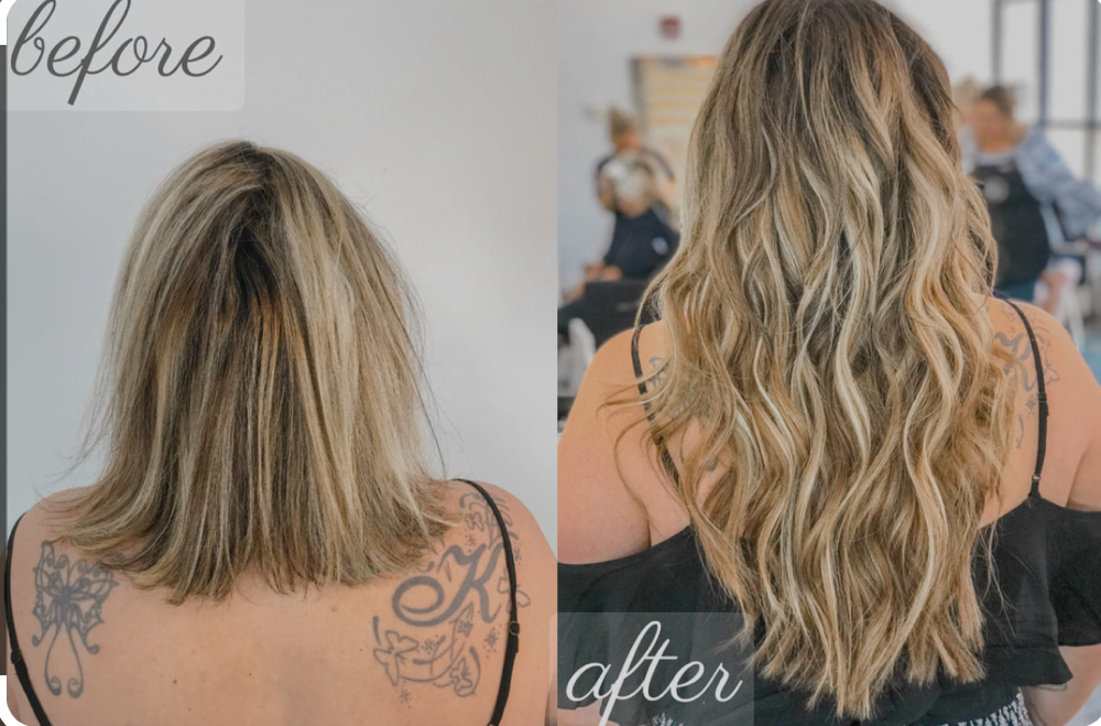 Hair Extension Instalation