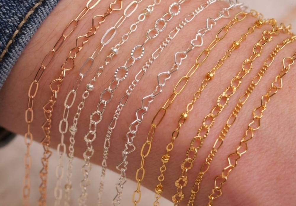 Stainless Steel/Enamel Anklet
