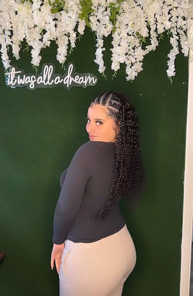 Feedin Braids With Sewin Bundles