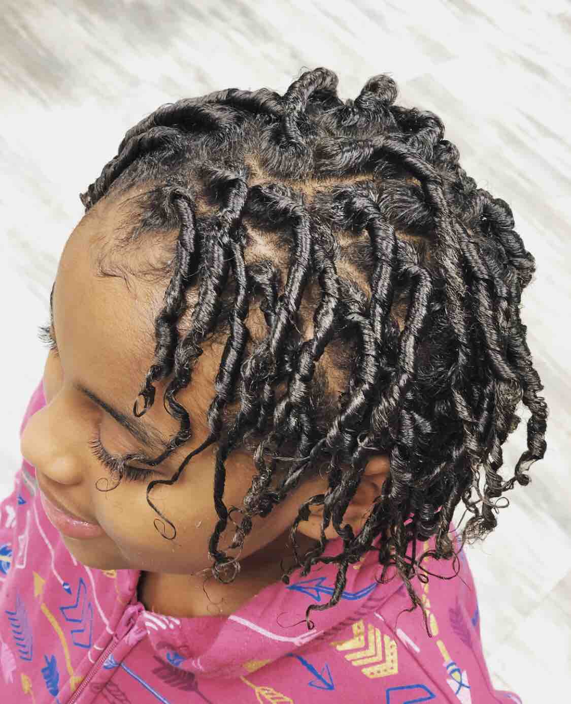 Kids 8-12 starter Locs
