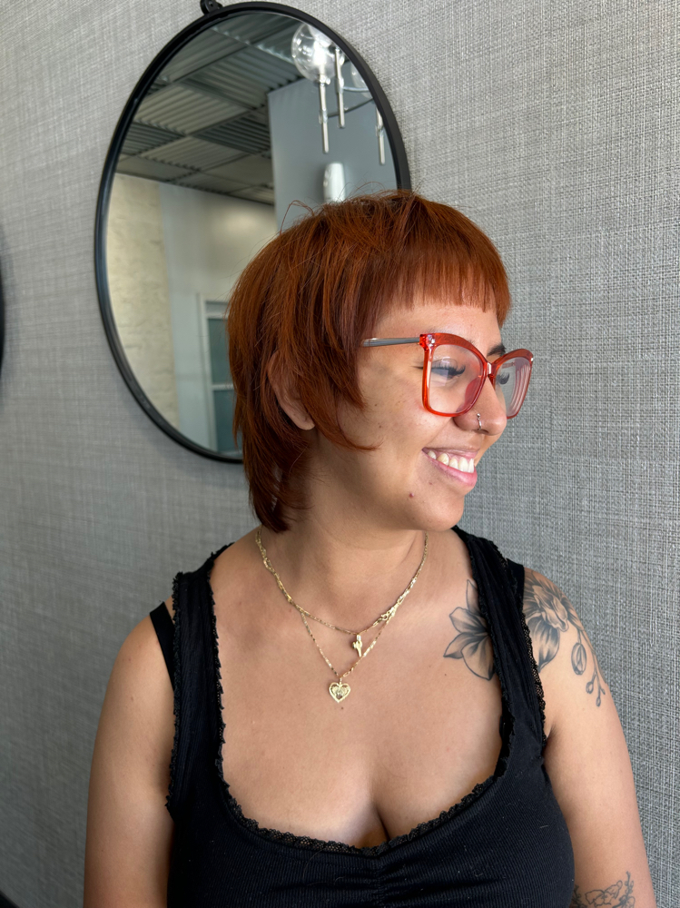 root touch up at Deya Does My Hair in Logan, UT