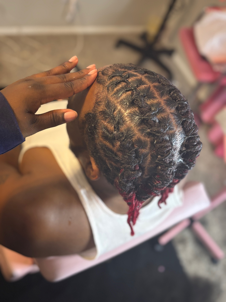 Locs (retwist) at Braidsbyjuicyyy in Warner Robins, GA