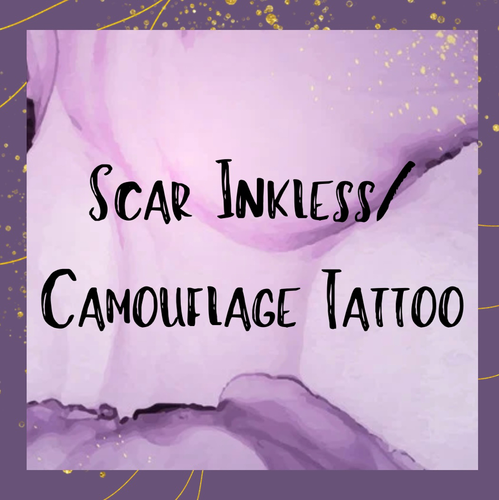 Scar Inkless or Camouflage Tattoo