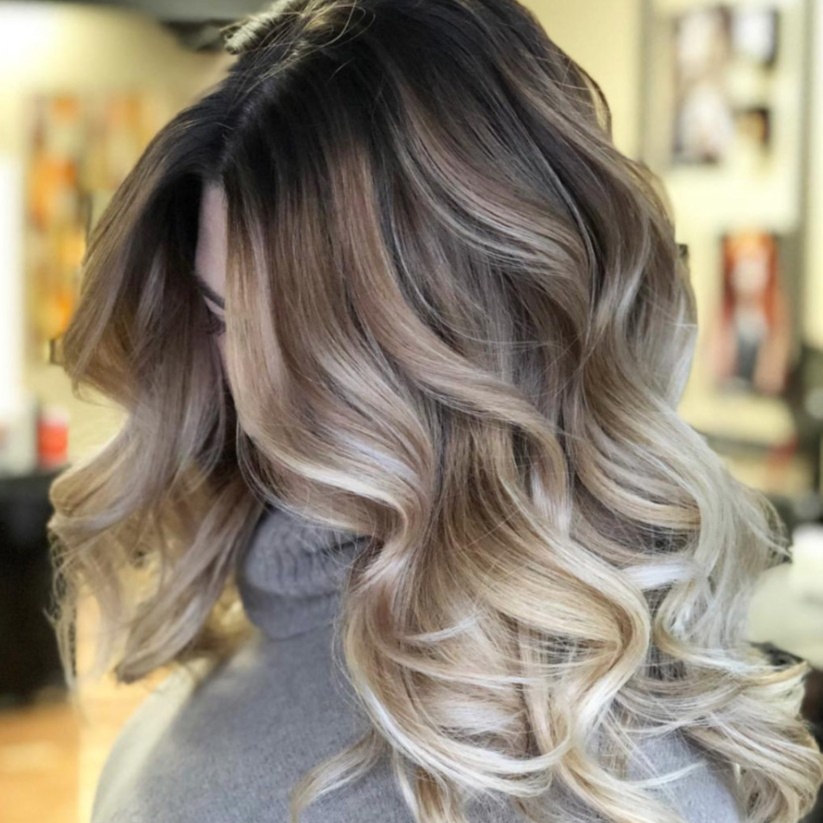 Balayage highlights