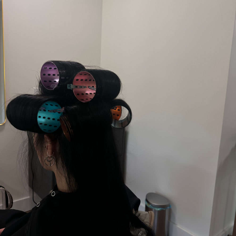 90s blowout at Hairbywhitnee in Mars Hill, NC