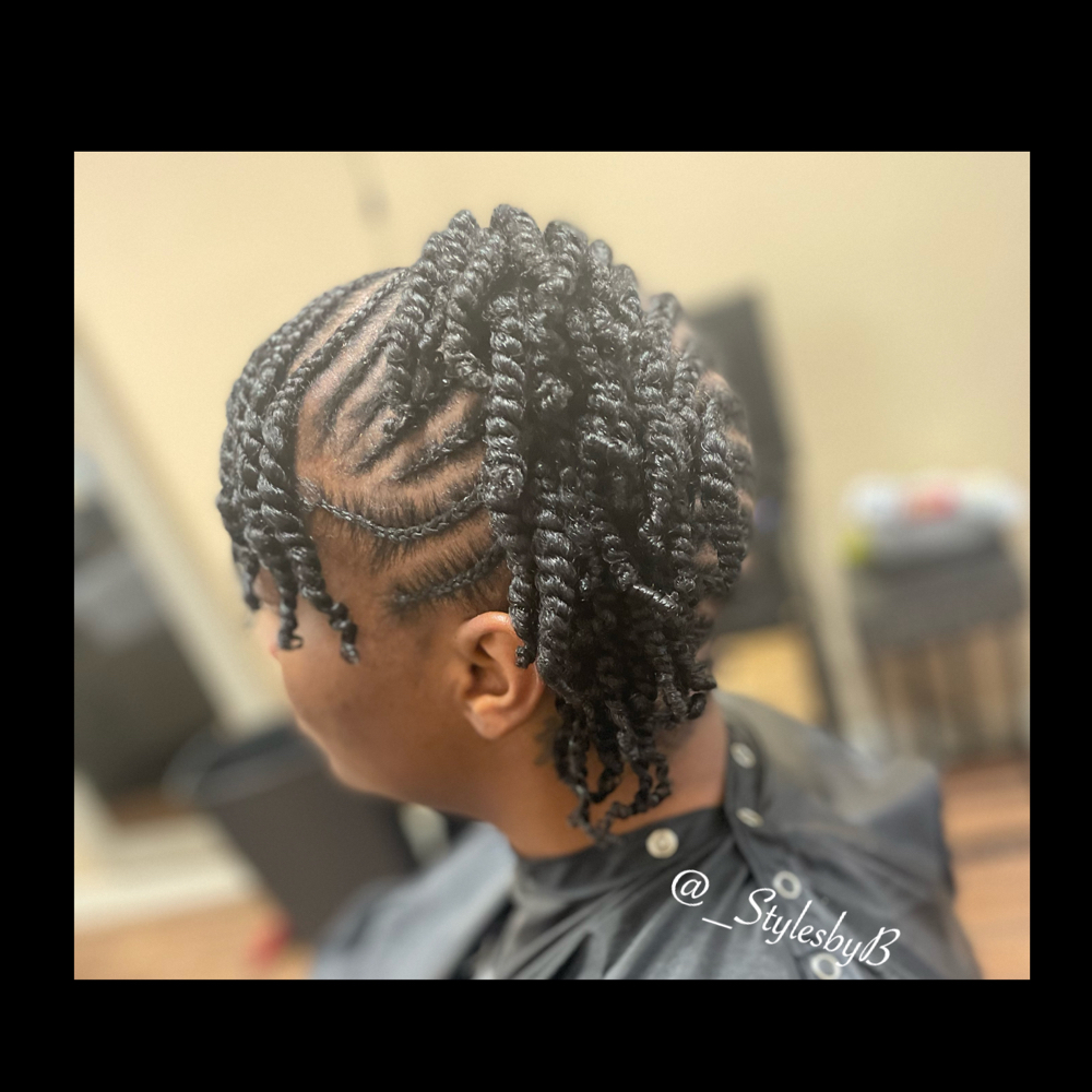 Braided/Twisted Updo