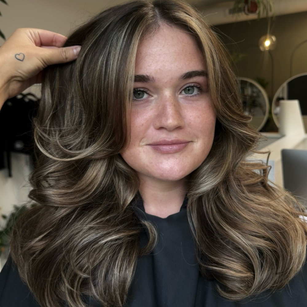 Lowlights + Haircut at .A. Blooming Beauty in Albany, NY