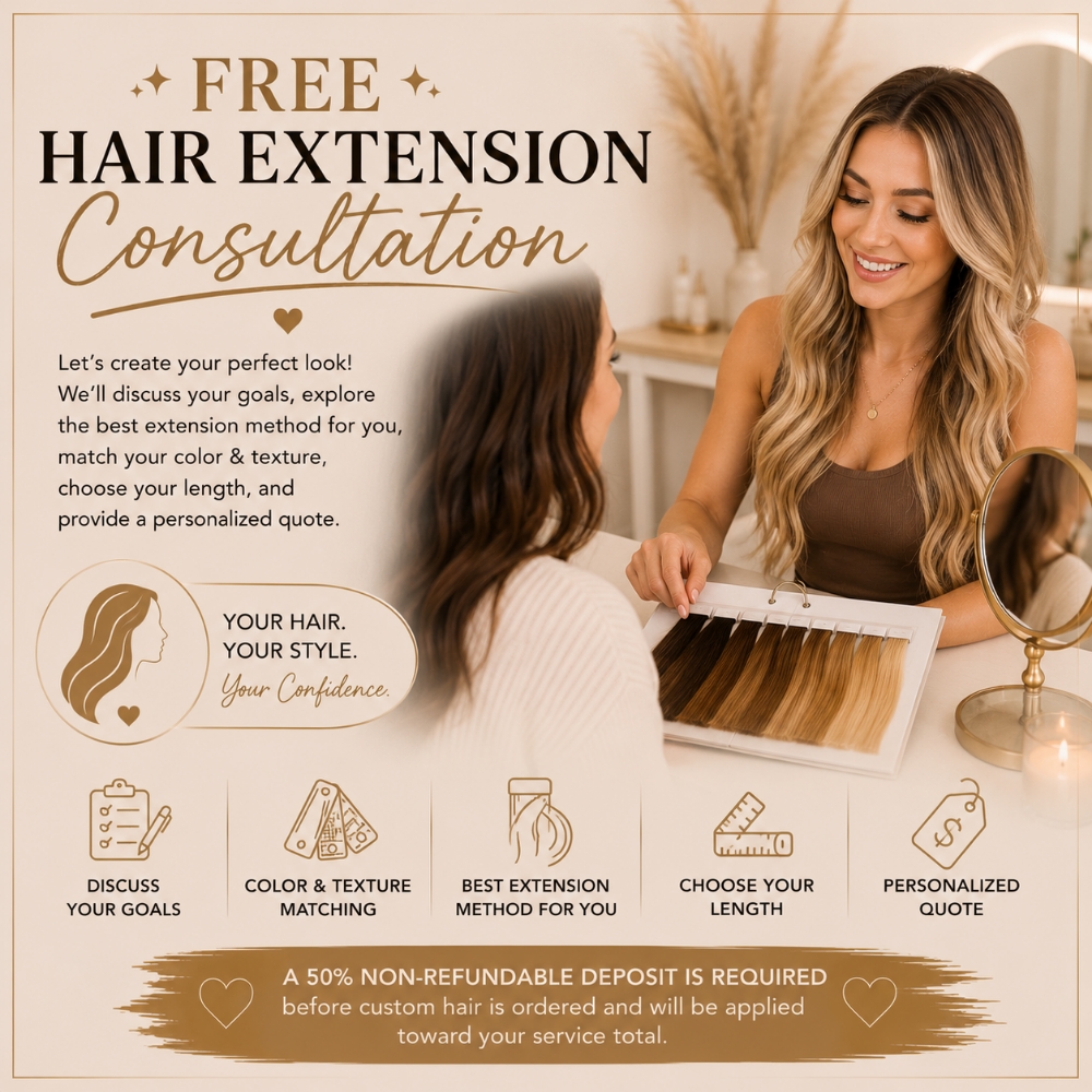 Free Hair Extension Consultation at Regina's Hair & Nail Studio in Corning, CA