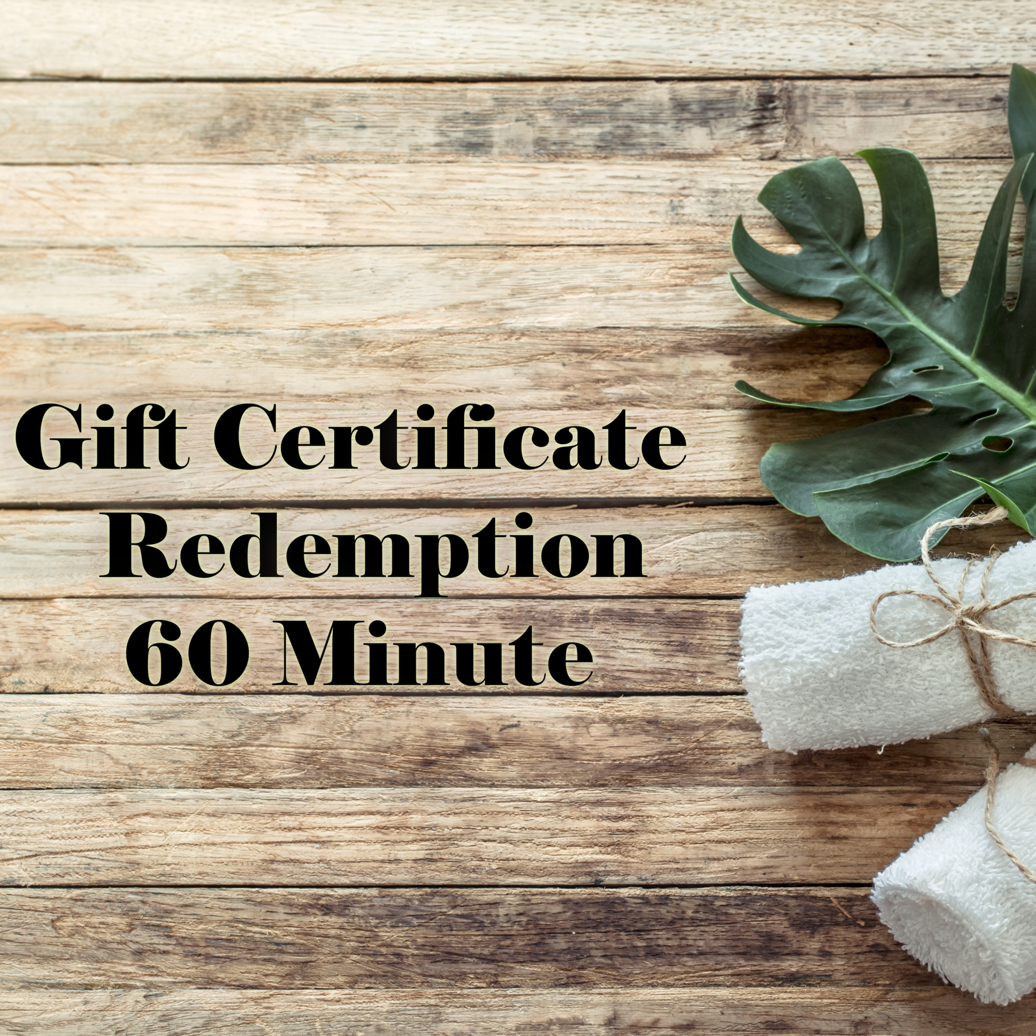 60-Min Gift Cert. Massage-See Infoⓘ
