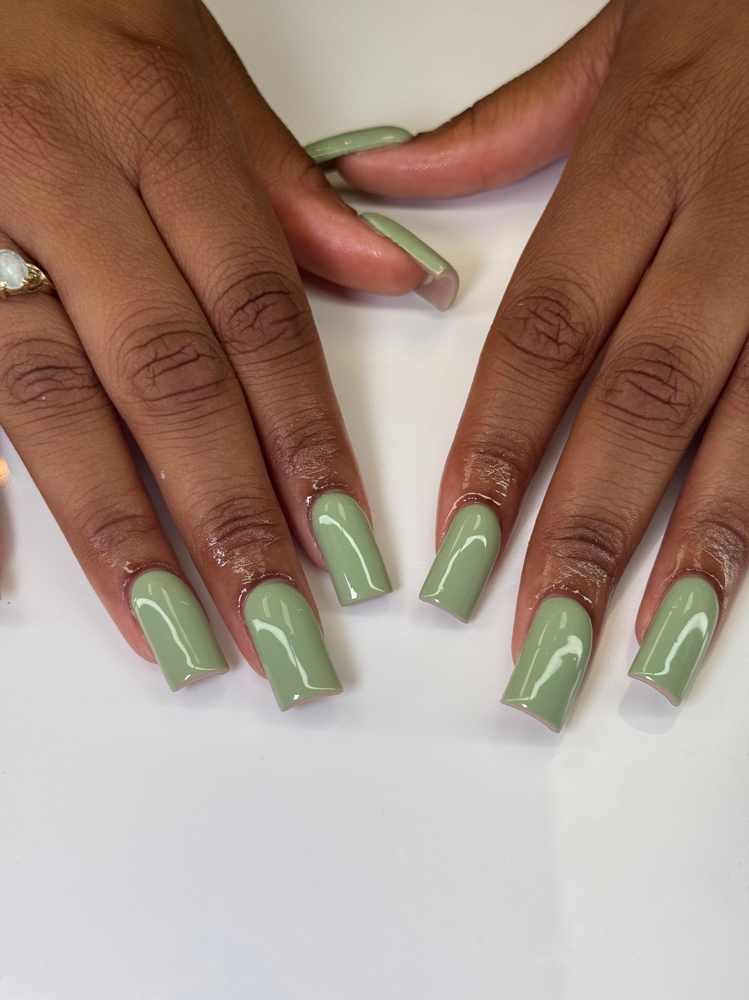 Plain Acrylic Full Set at Nailsbybell in Royersford, PA
