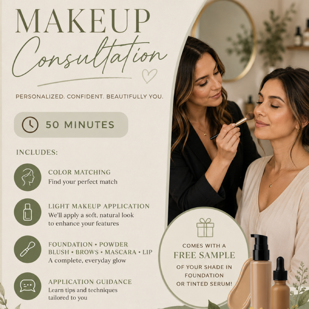 Makeup Consultation at Sunflower Beauty in Whitney, TX