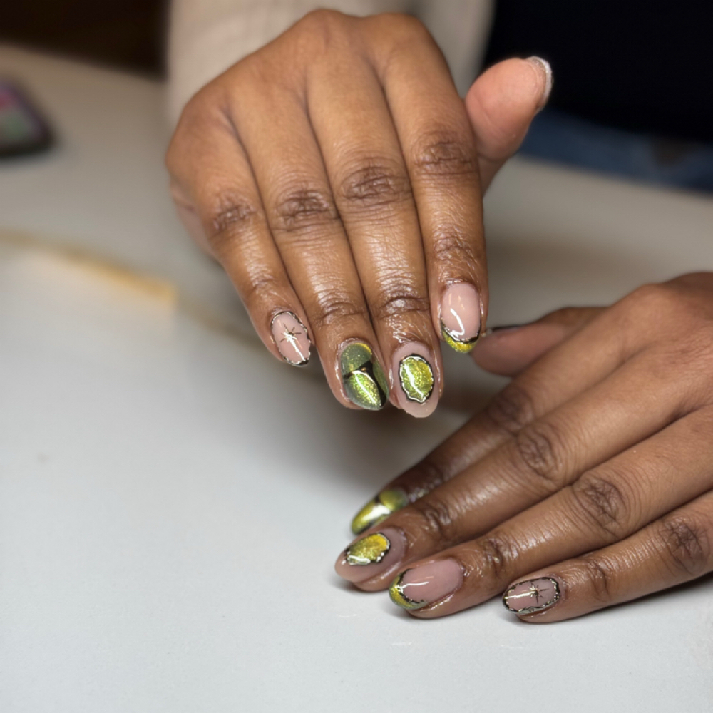 Hard Gel Overlay(short Nails) at Jessegbeauty in Rialto, CA
