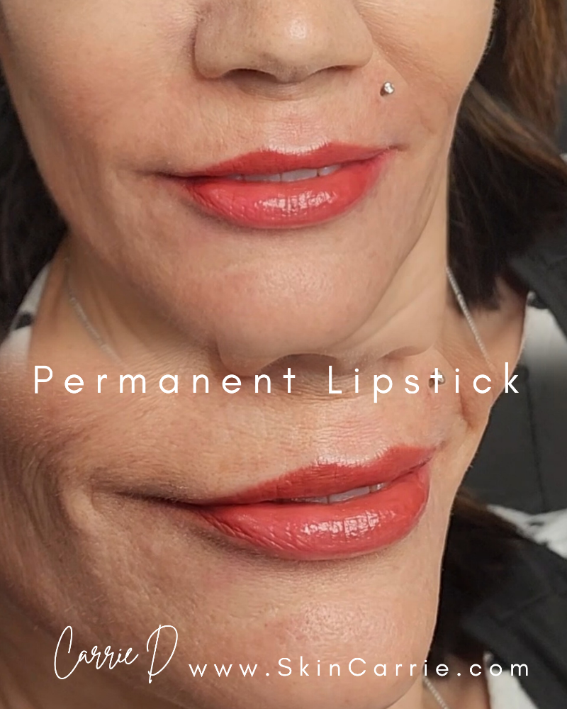 Permanent Lip Color - Lipstick Look