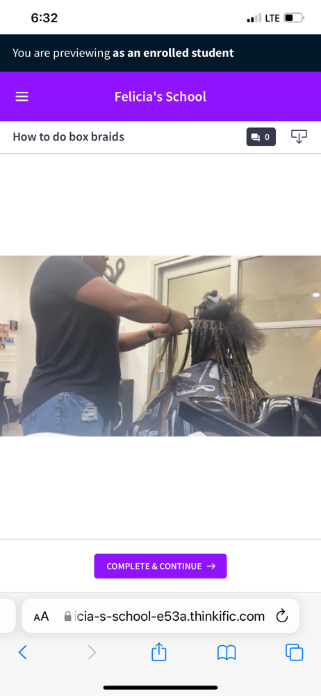 Box/knotless/boho Braids Retouch