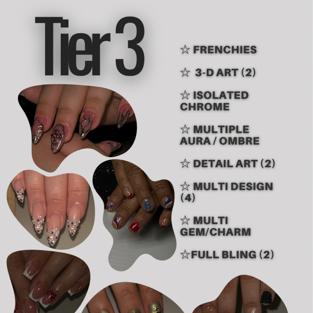 Tier 3 🍒 at Brisa's Nail Lab LLC in Rochester Hills, MI