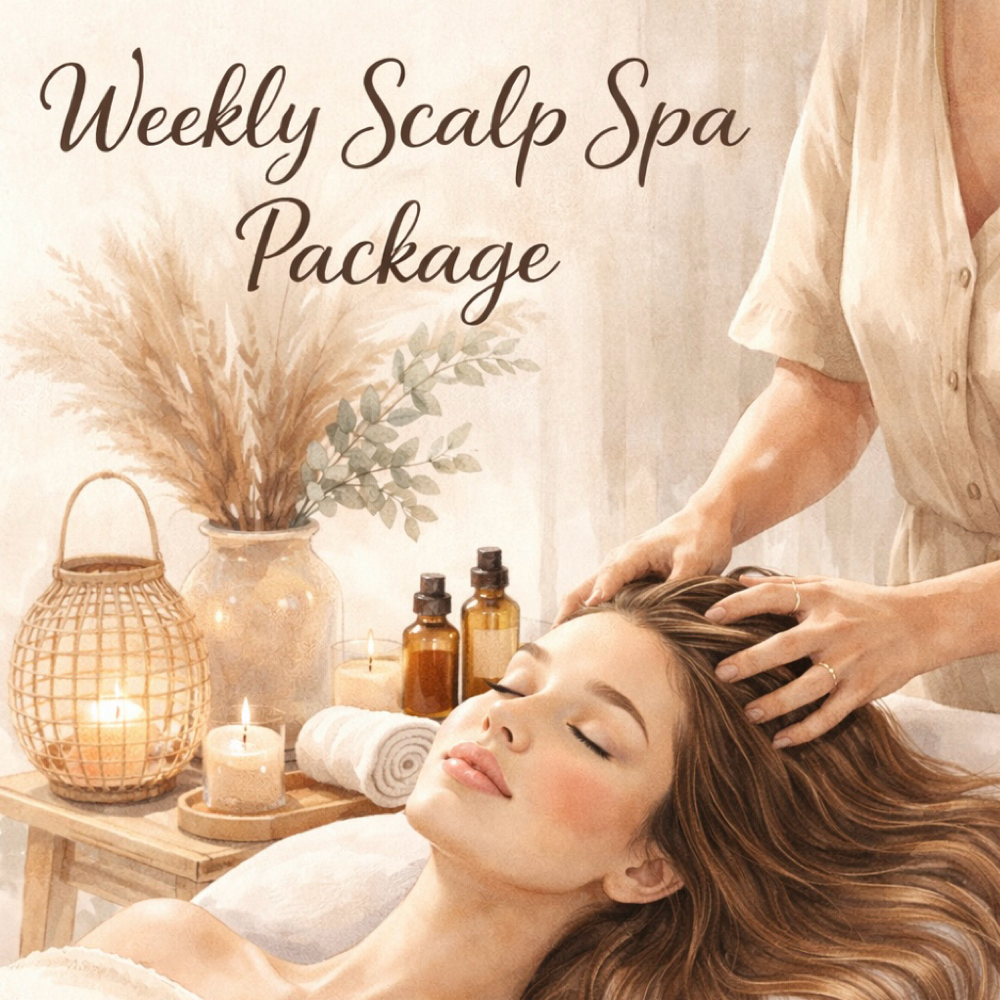 Weekly Scalp Spa Package 4 Total at Wonderfully Rooted Salon & Spa in Aurora, IL