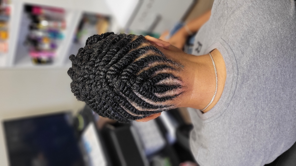 Flat Twist Updo