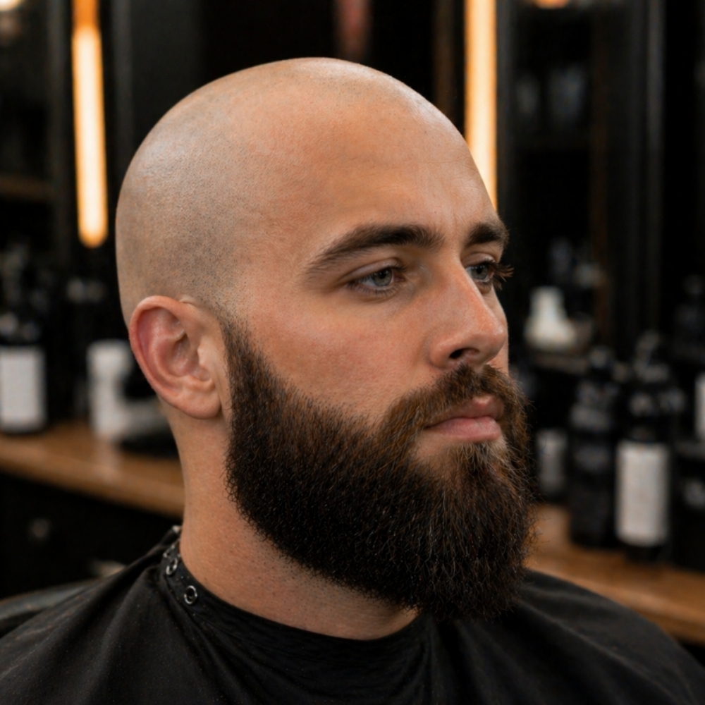 Head Shave & Beard Trim at PH's Barber Services in OKC, OK