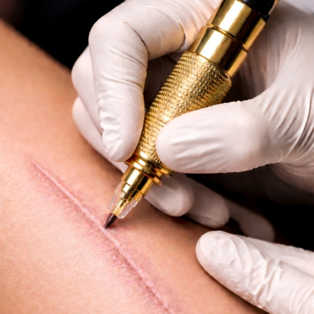 SCAR REVISION- after consult at Magnetic Aesthetic LLC~ QC WELLNESS OFFICE in Queen Creek, AZ