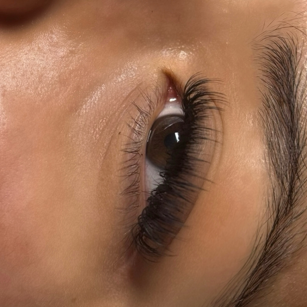 Custom Hybrid fill at eyelovelashstudio in San Antonio, TX