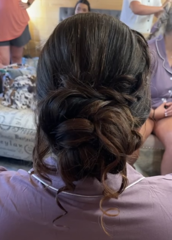 Bridesmaid Updo Trial