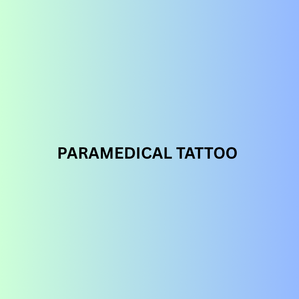Paramedical Tattoo