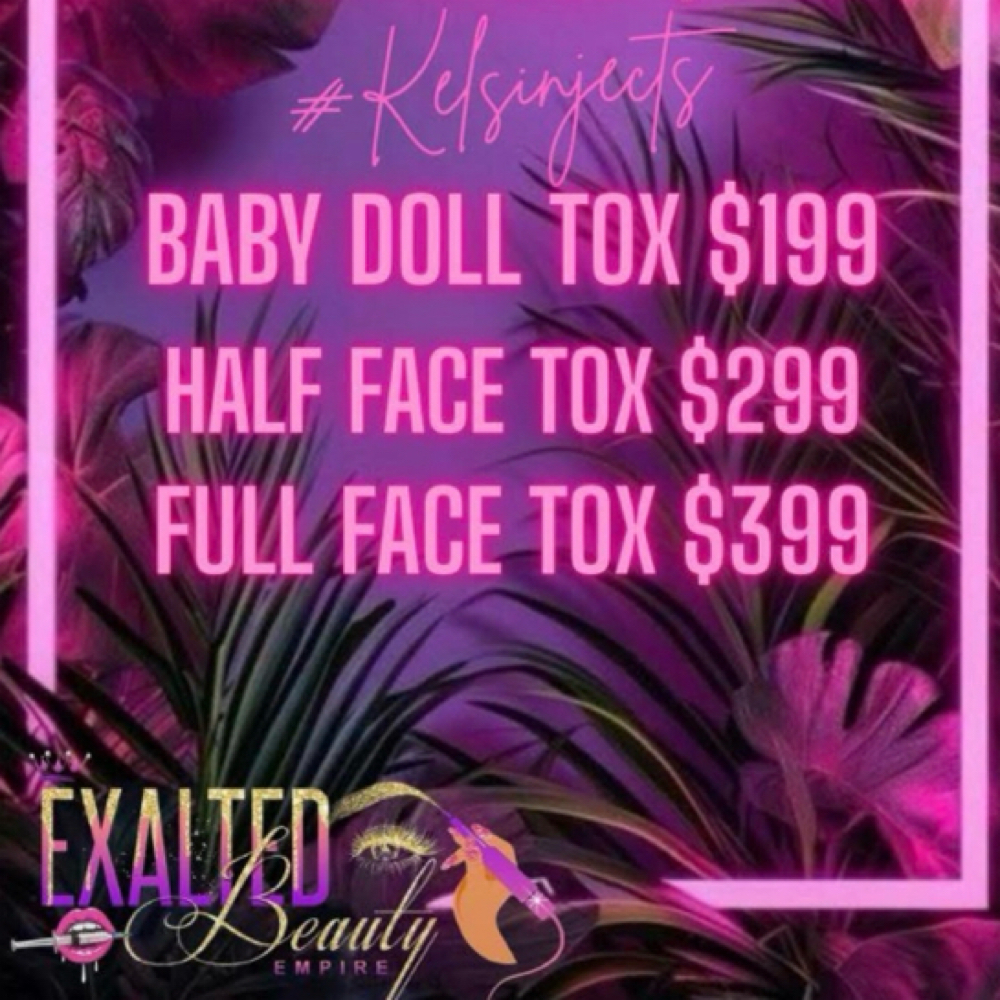 Half Face Tox at Exalted Beauty Empire in Corpus Christi, TX